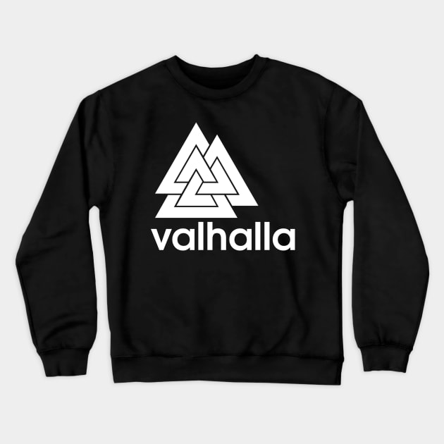 Valknut Adidas Parody Crewneck Sweatshirt by medievalwares